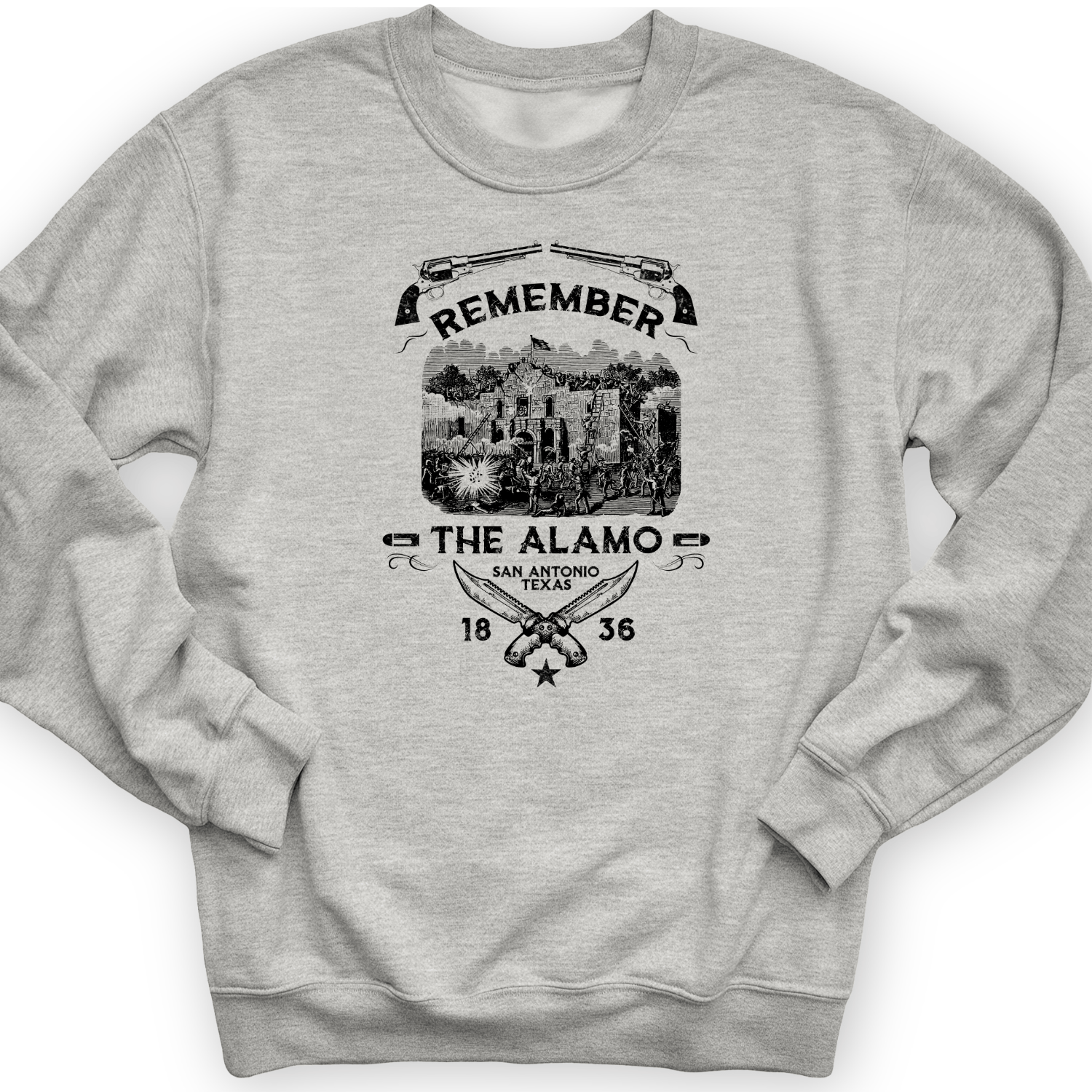 Remember The Alamo 1836 Crewneck