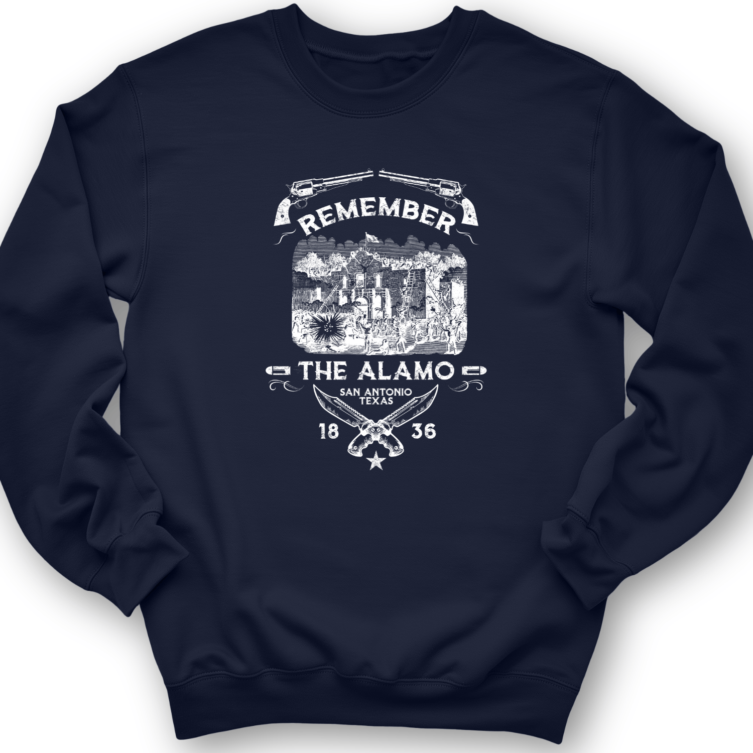 Remember The Alamo 1836 Crewneck