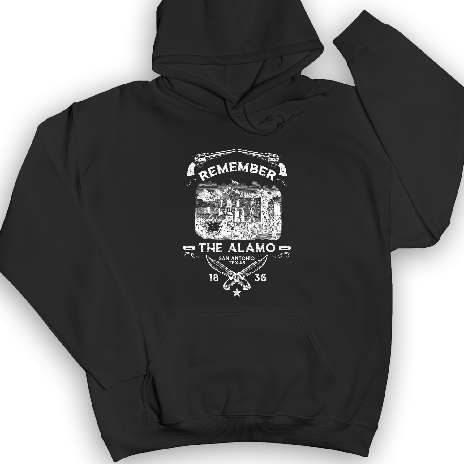 Remember the Alamo 1836 Hoodie