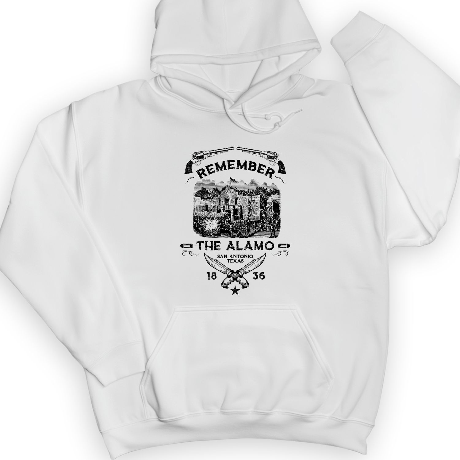 Remember the Alamo 1836 Hoodie