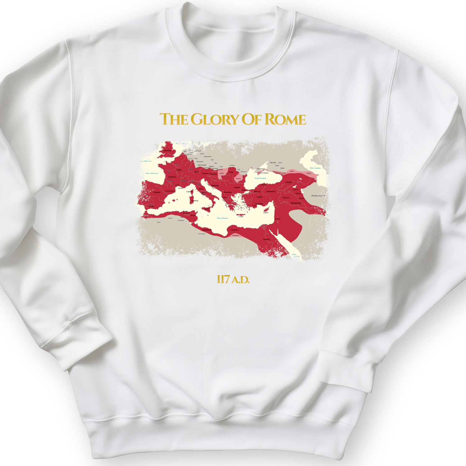 Roman Empire Map Crewneck