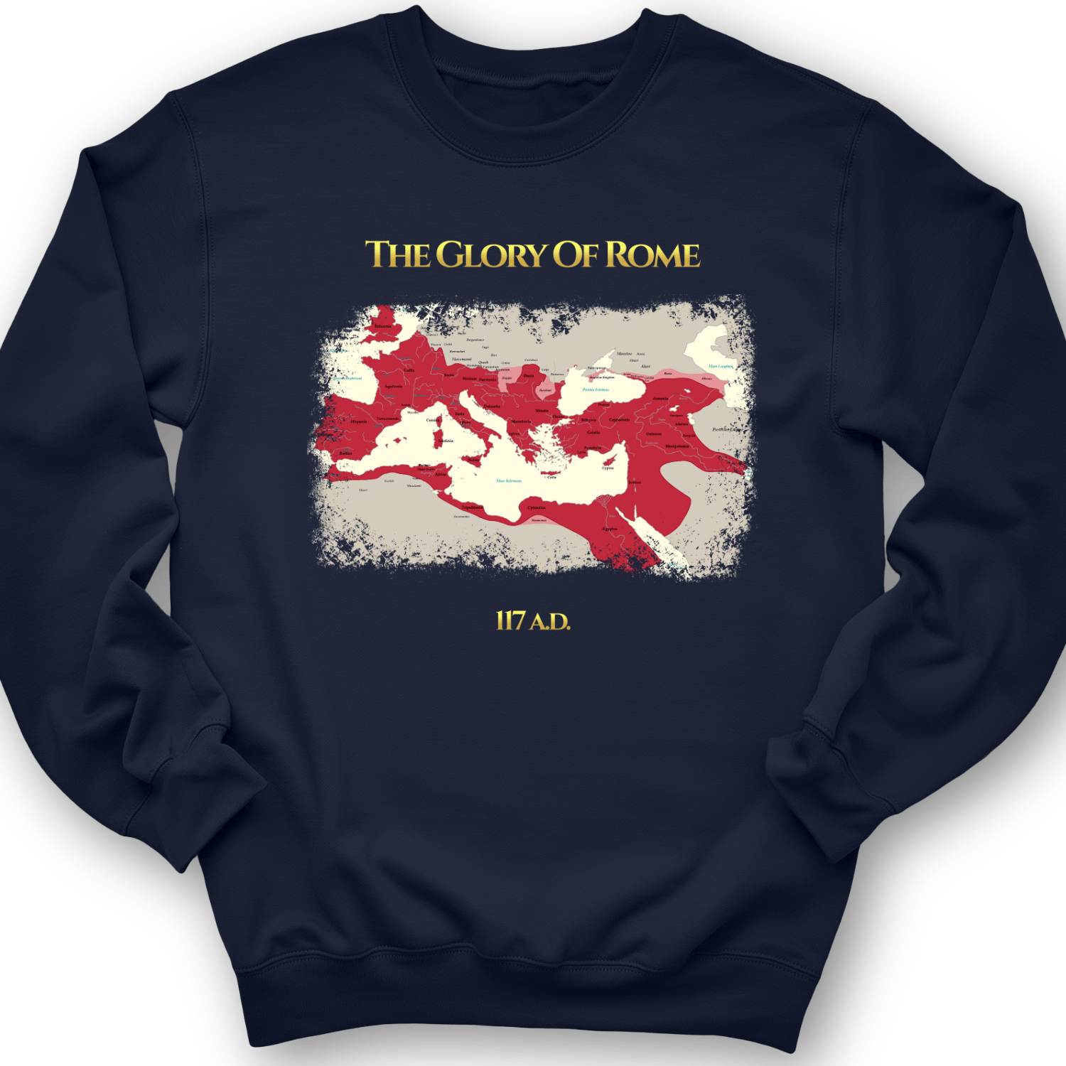 Roman Empire Map Crewneck