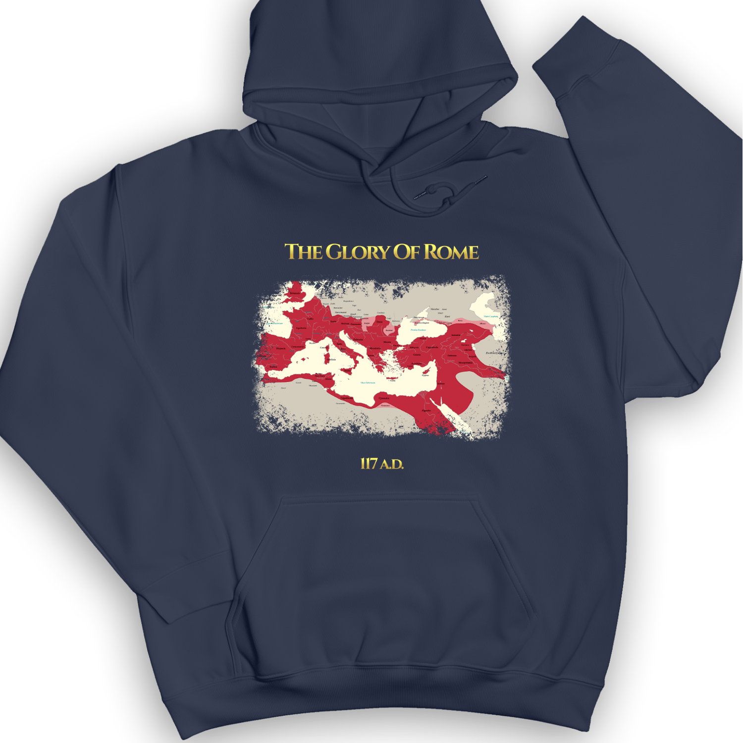Roman Empire Map Hoodie