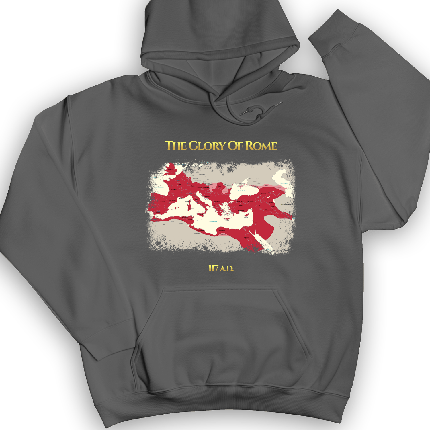 Roman Empire Map Hoodie