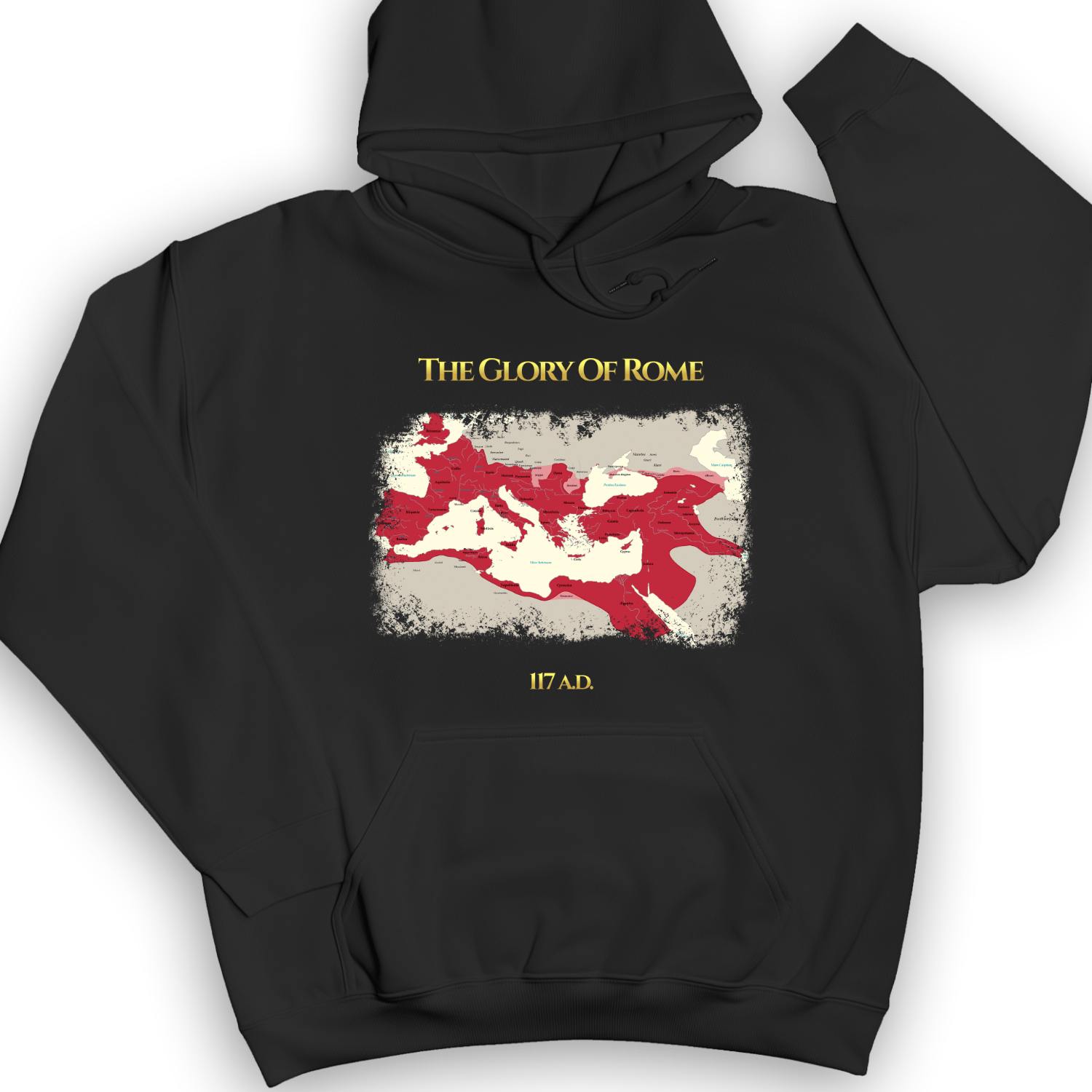 Roman Empire Map Hoodie