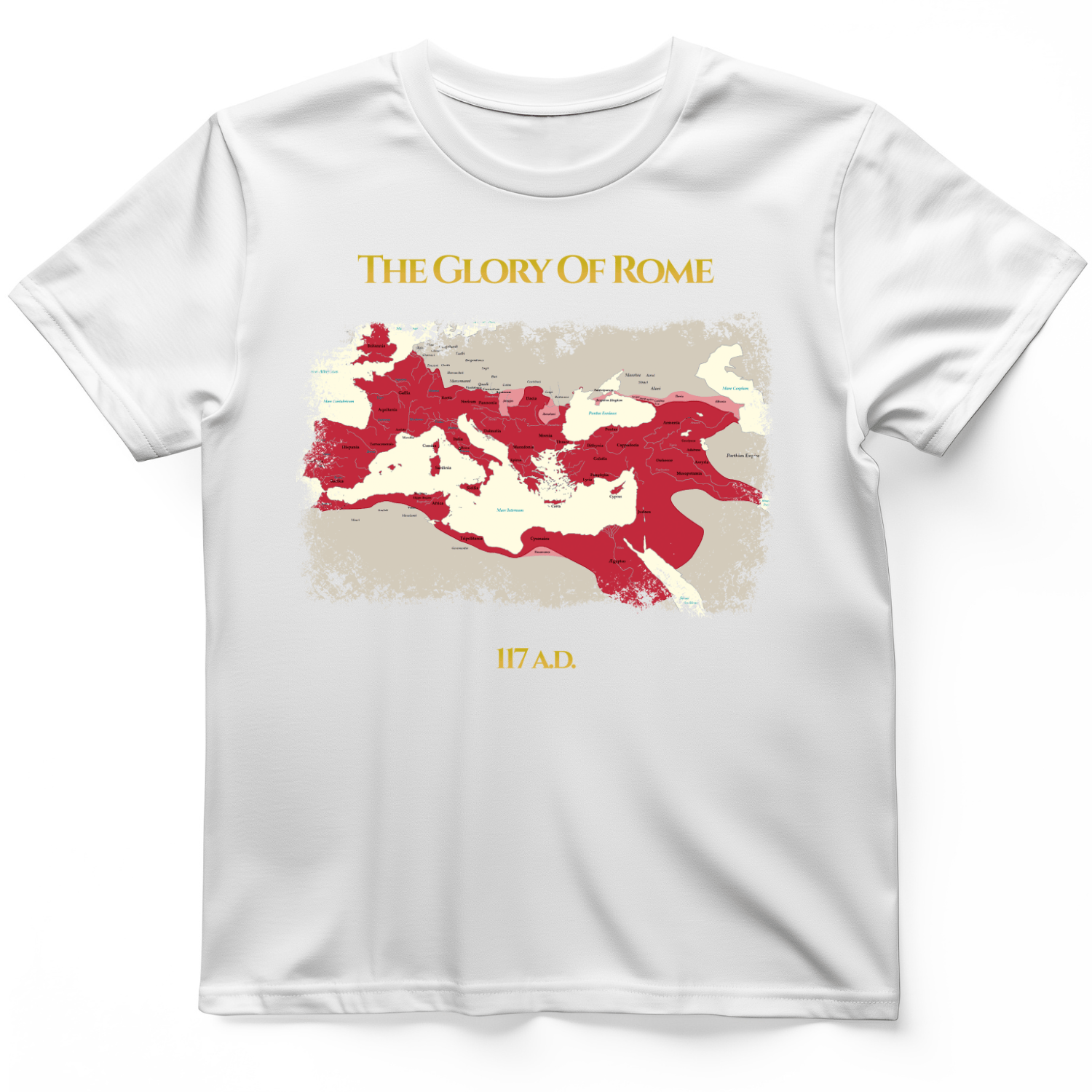Roman Empire Map T-Shirt