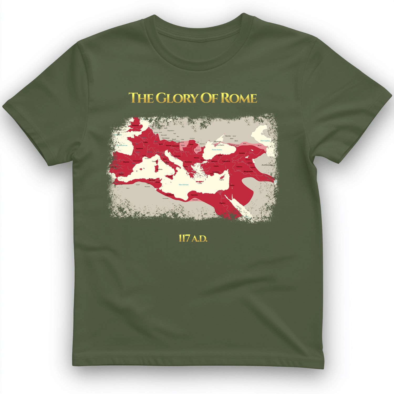 Roman Empire Map T-Shirt