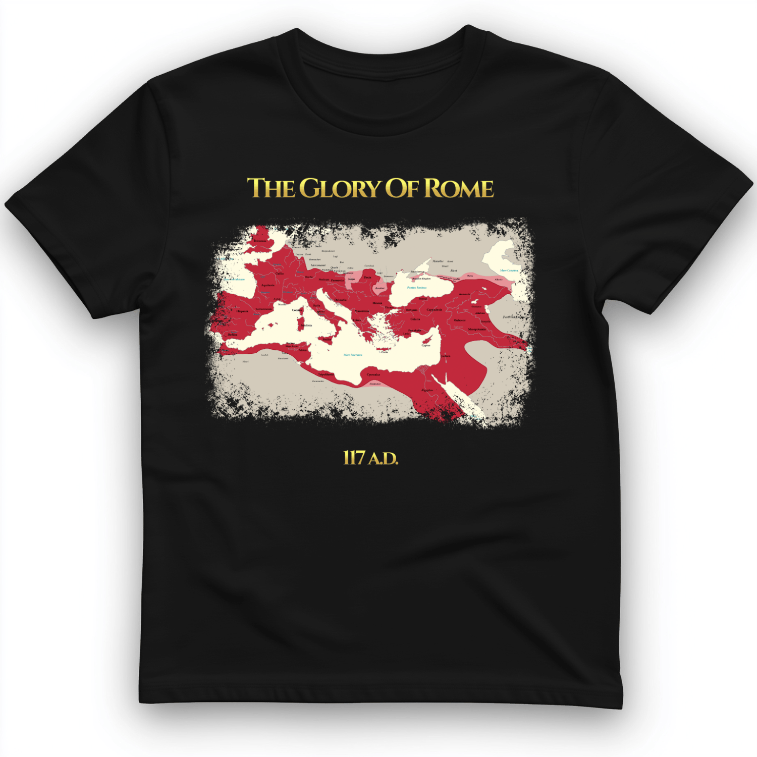 Roman Empire Map T-Shirt