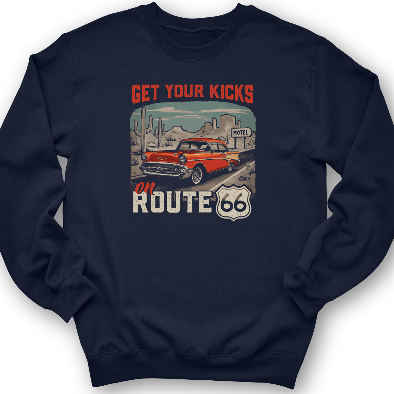 Route 66 Billboard Crewneck