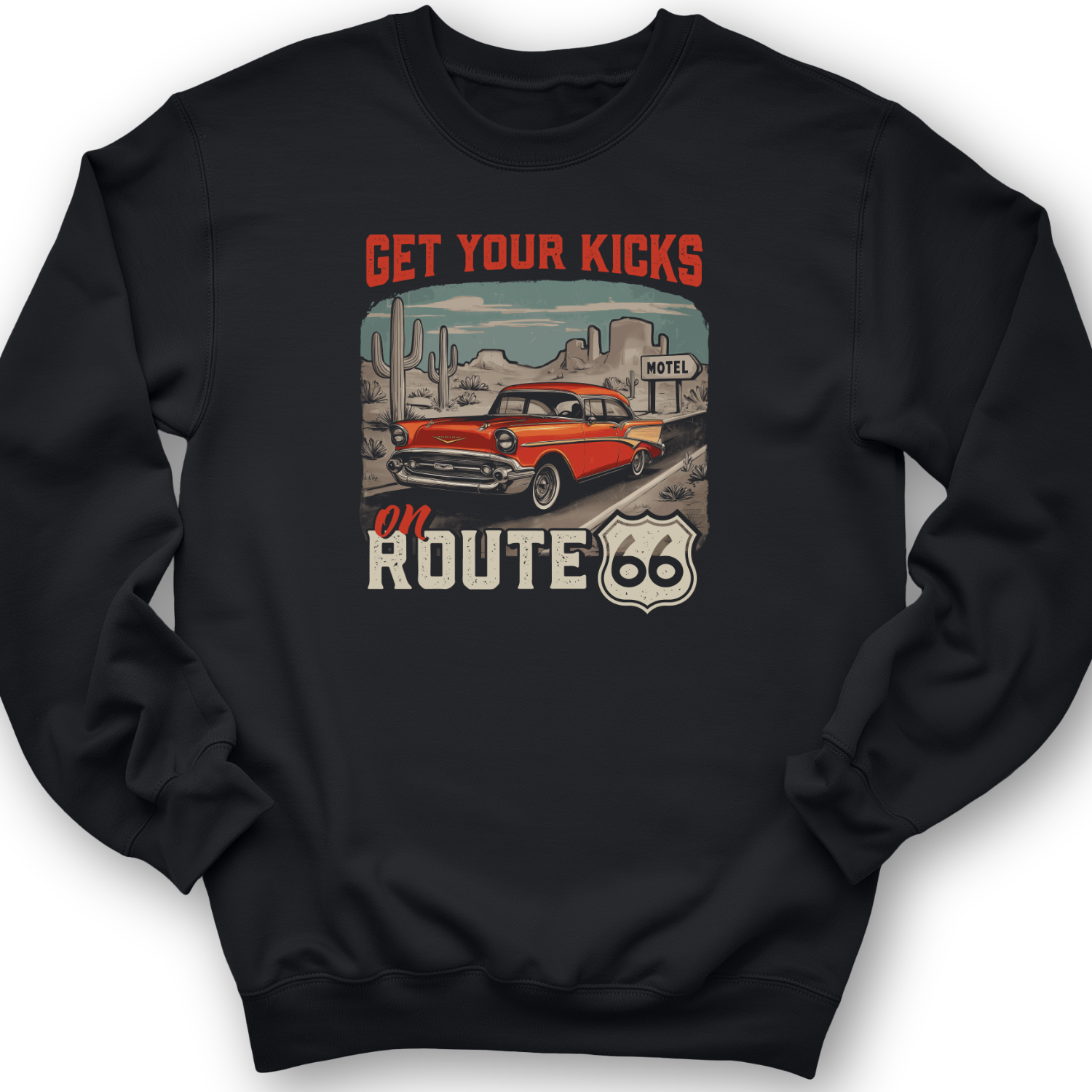 Route 66 Billboard Crewneck