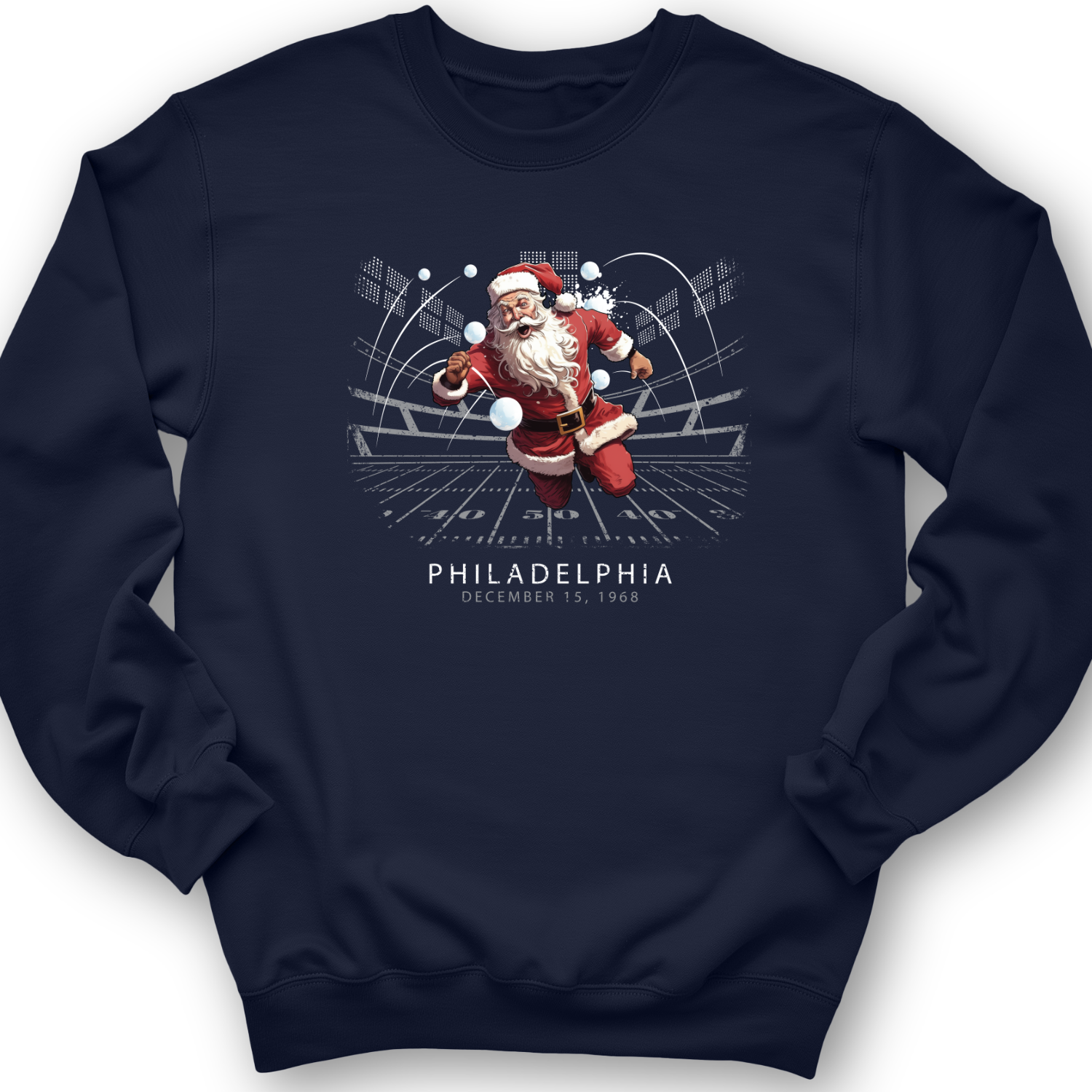 Snowballs at Santa Crewneck