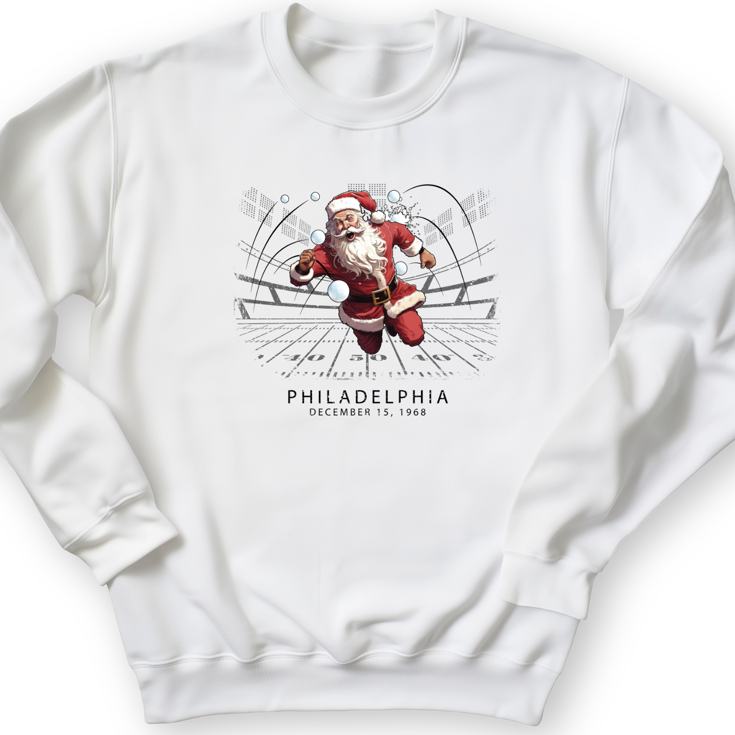 Snowballs at Santa Crewneck