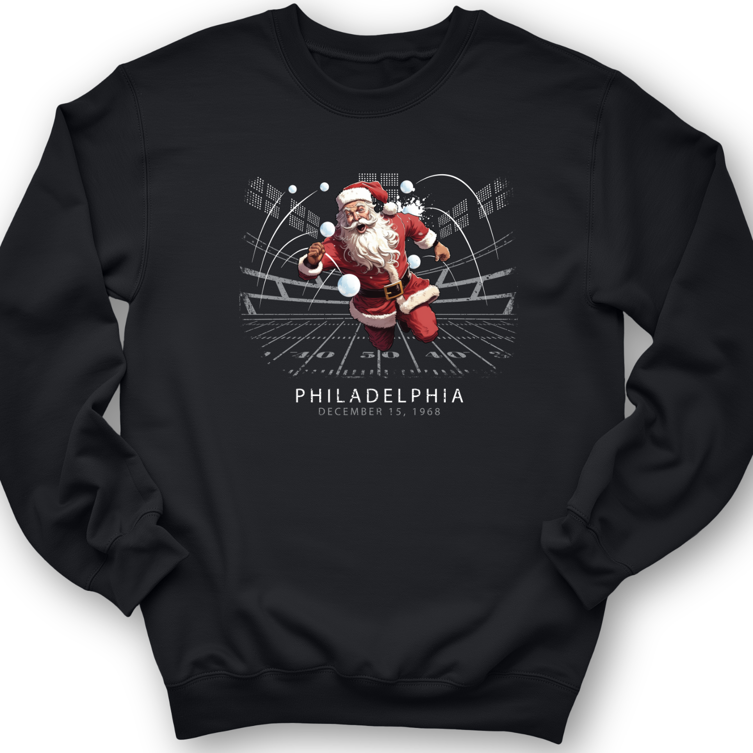 Snowballs at Santa Crewneck