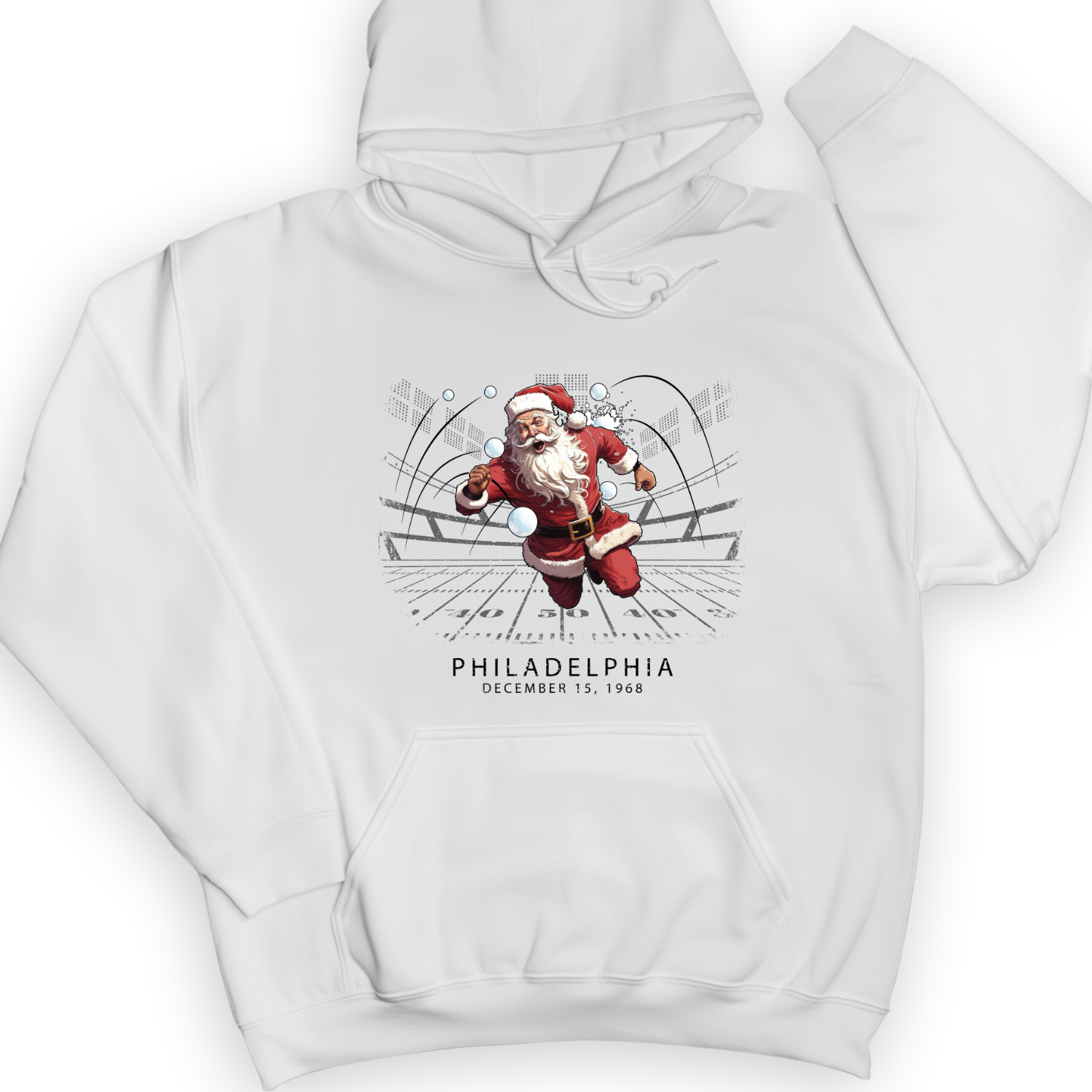 Snowballs at Santa Hoodie
