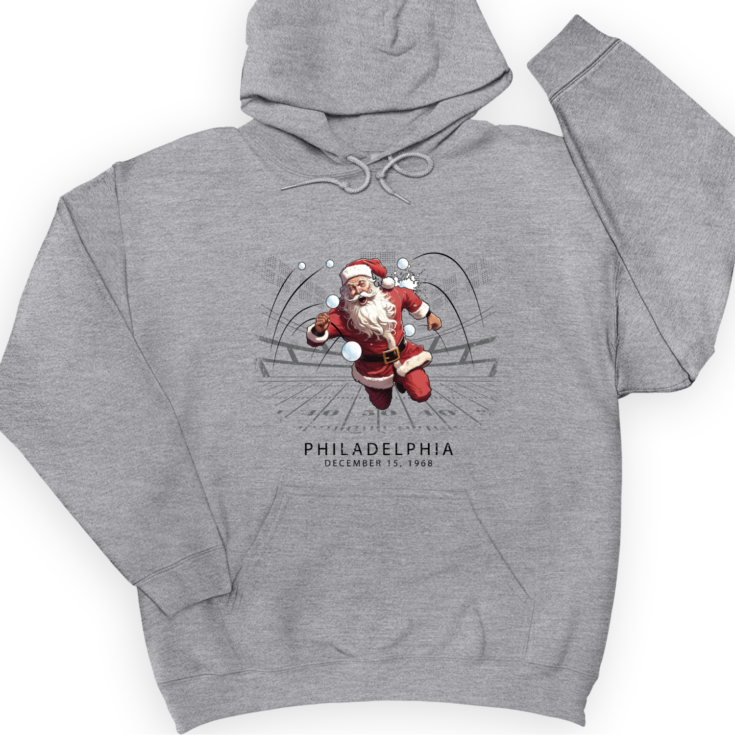 Snowballs at Santa Hoodie