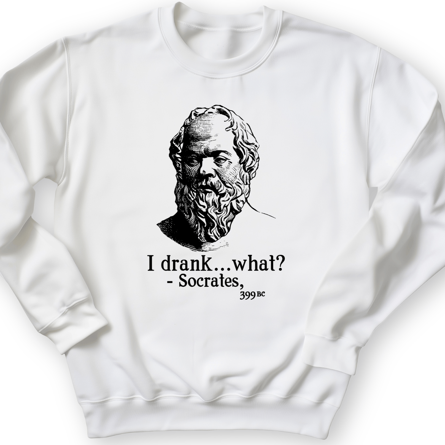 Socrates I Drank What Crewneck