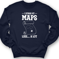Stare at Maps Crewneck