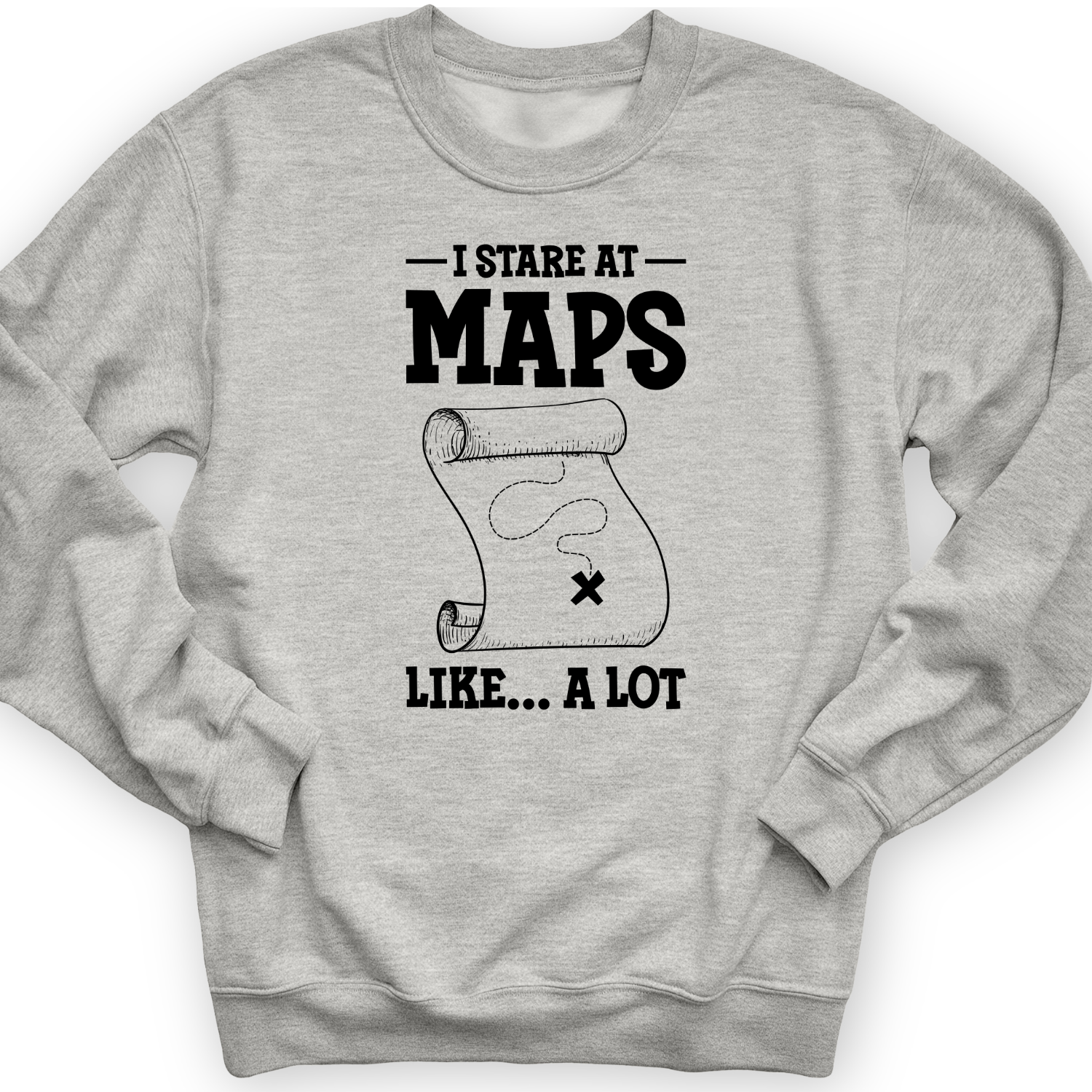 Stare at Maps Crewneck
