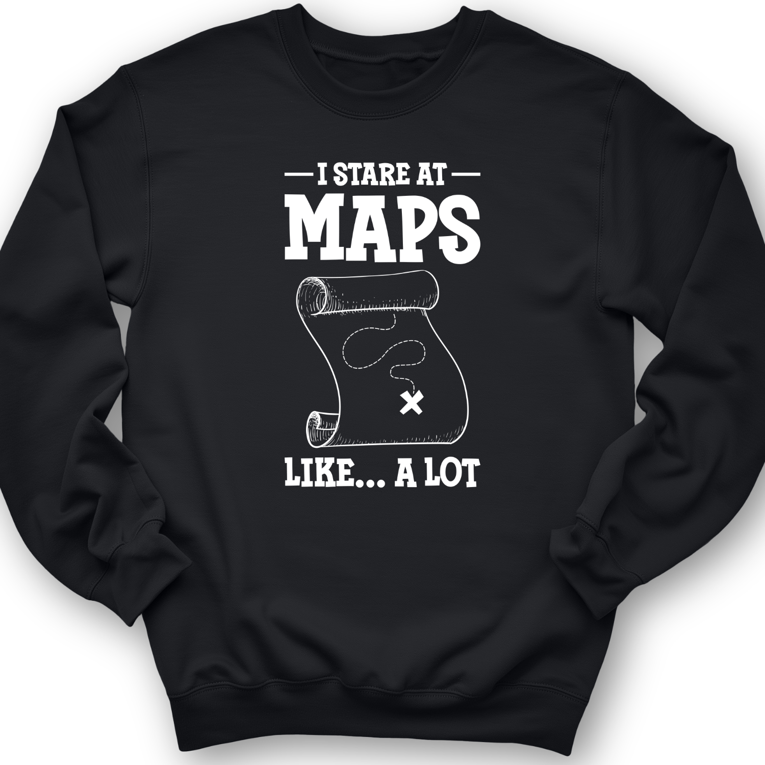 Stare at Maps Crewneck