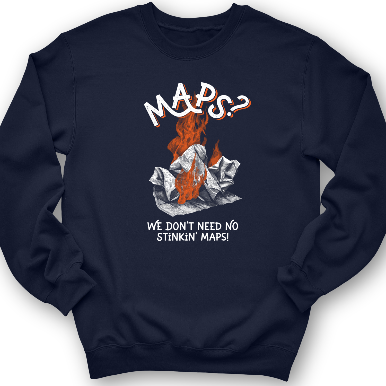 Stinkin' Maps Crewneck