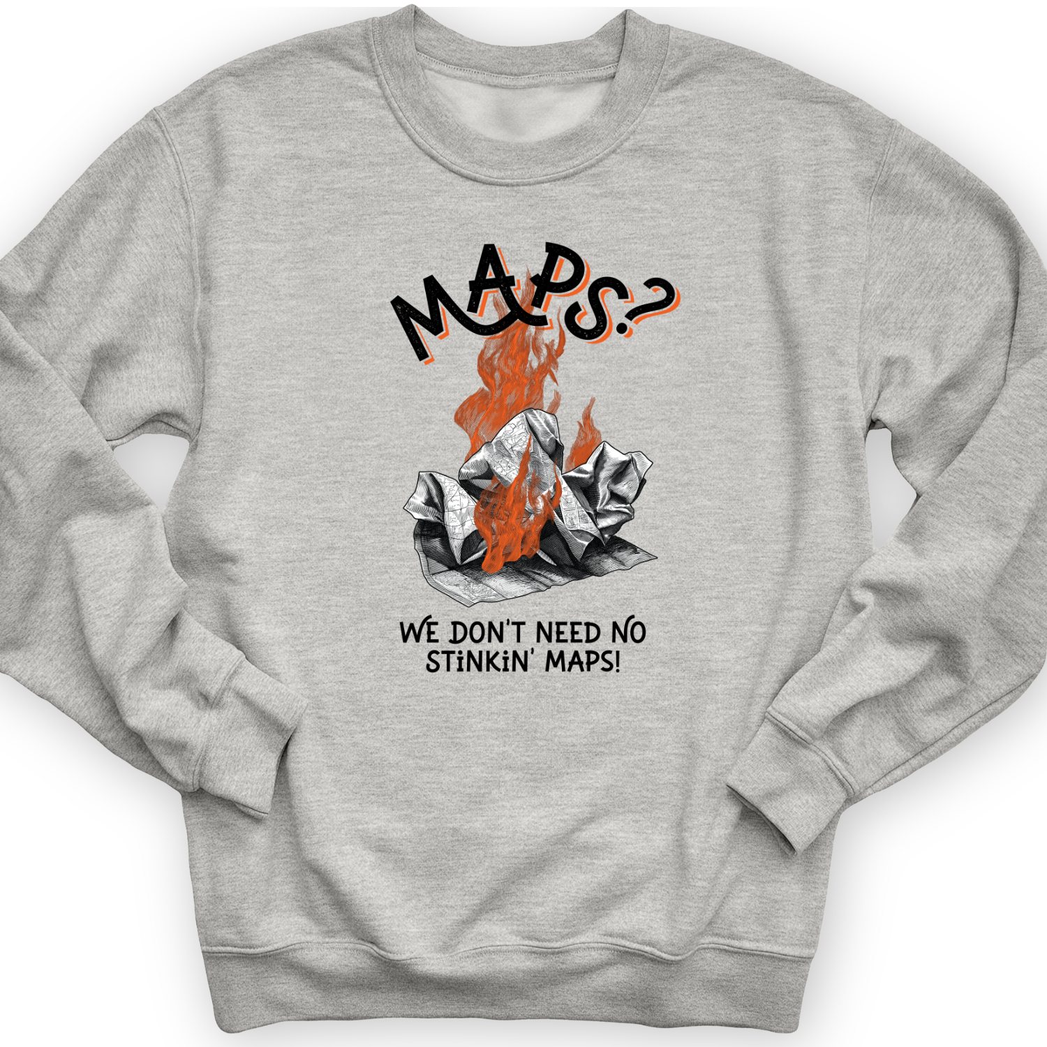 Stinkin' Maps Crewneck