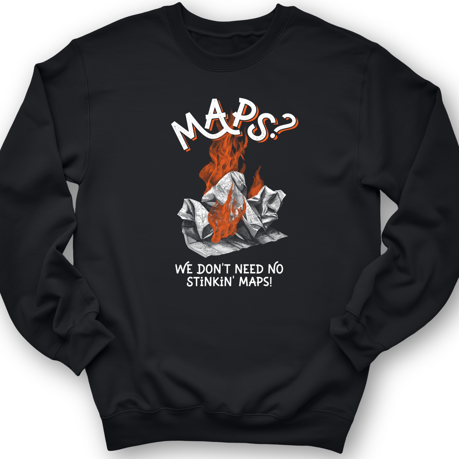 Stinkin' Maps Crewneck