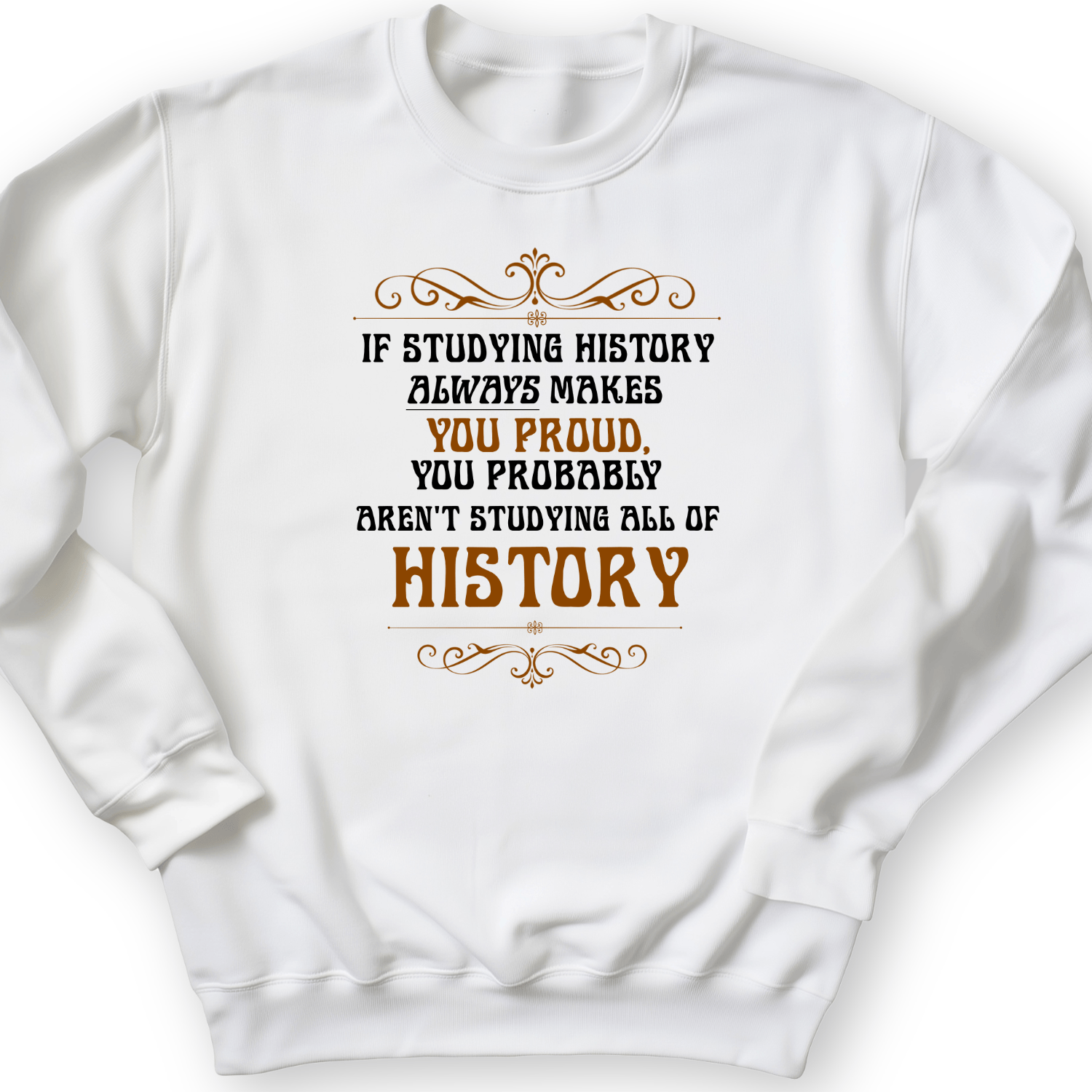 Studying History Crewneck