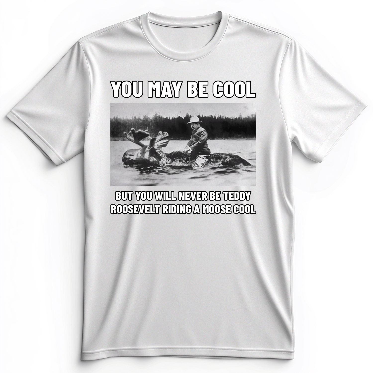 Teddy Riding Moose Premium Tee