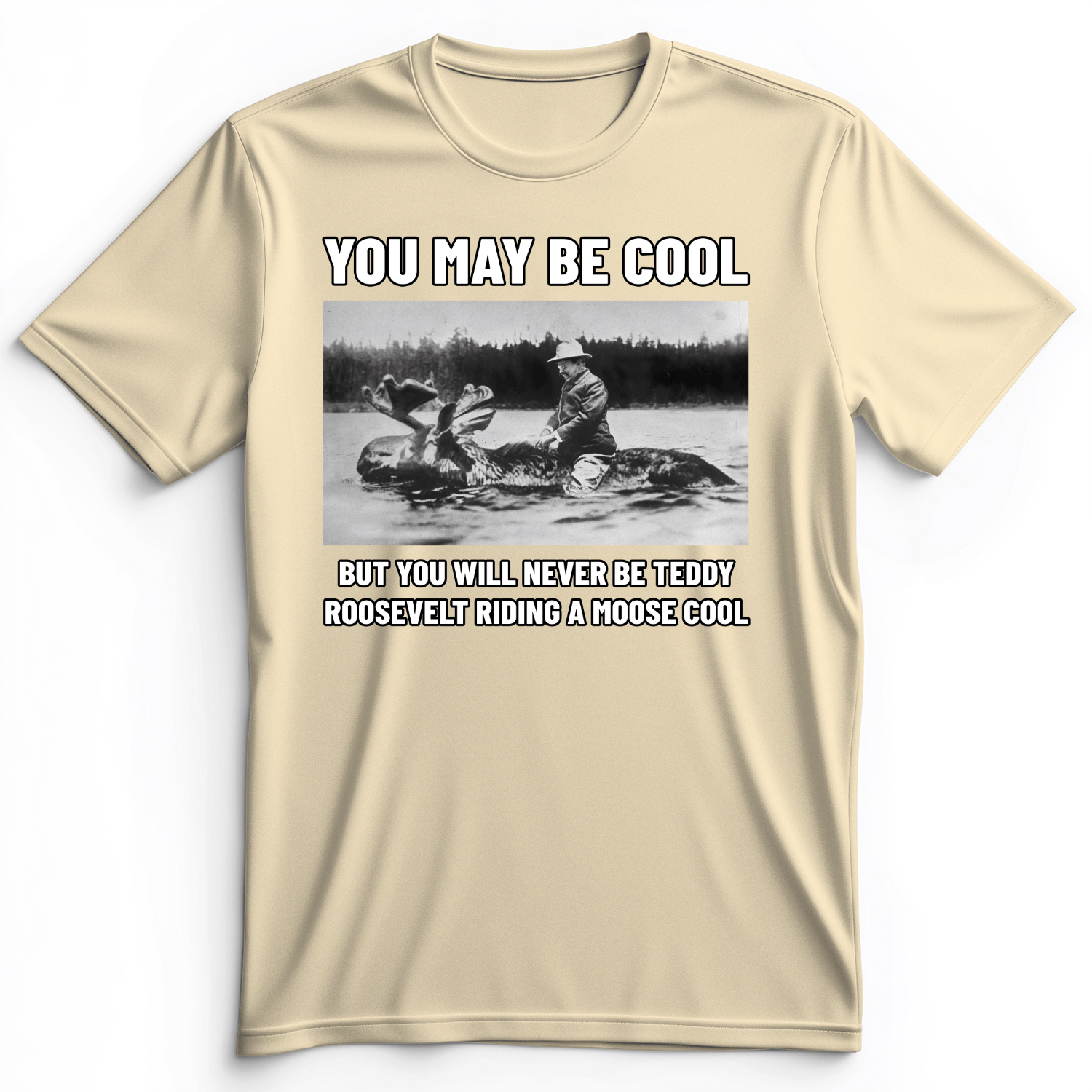 Teddy Riding Moose Premium Tee