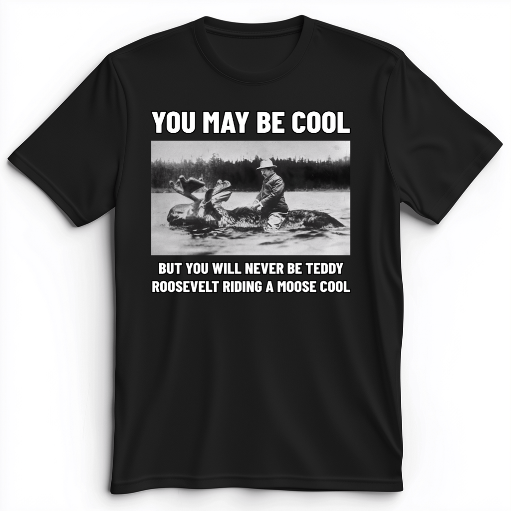 Teddy Riding Moose Premium Tee