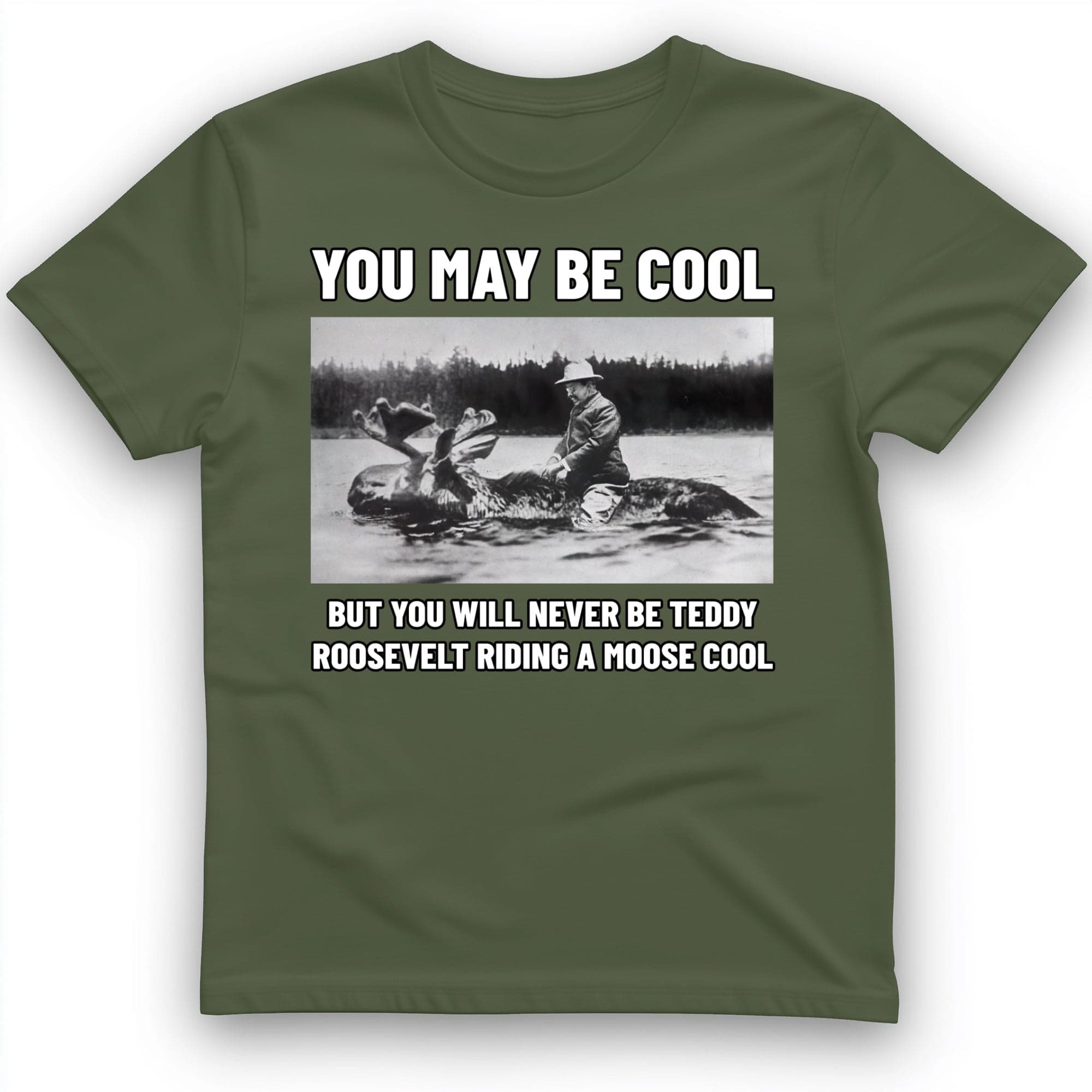 Teddy Riding Moose T-Shirt