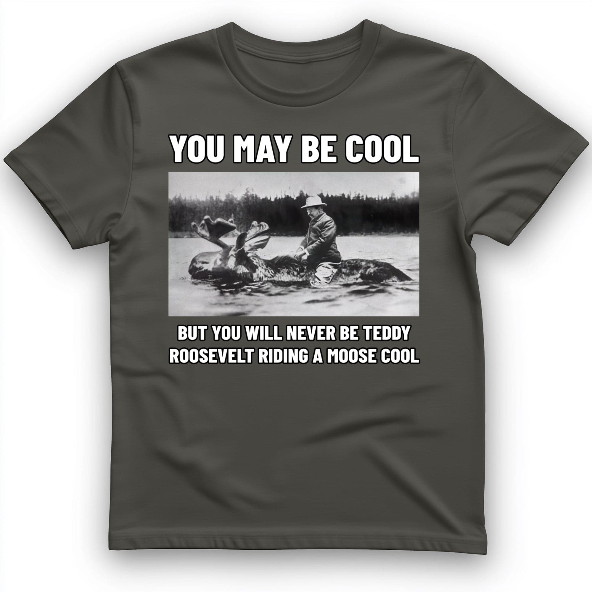 Teddy Riding Moose T-Shirt