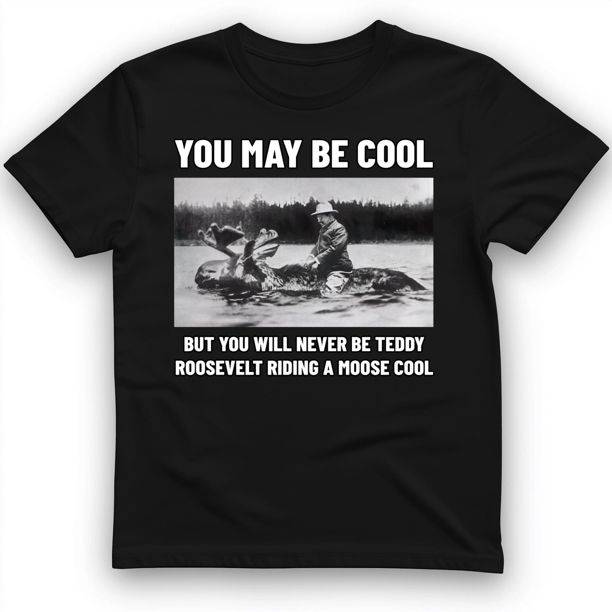Teddy Riding Moose T-Shirt