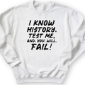 Test Me On History Crewneck
