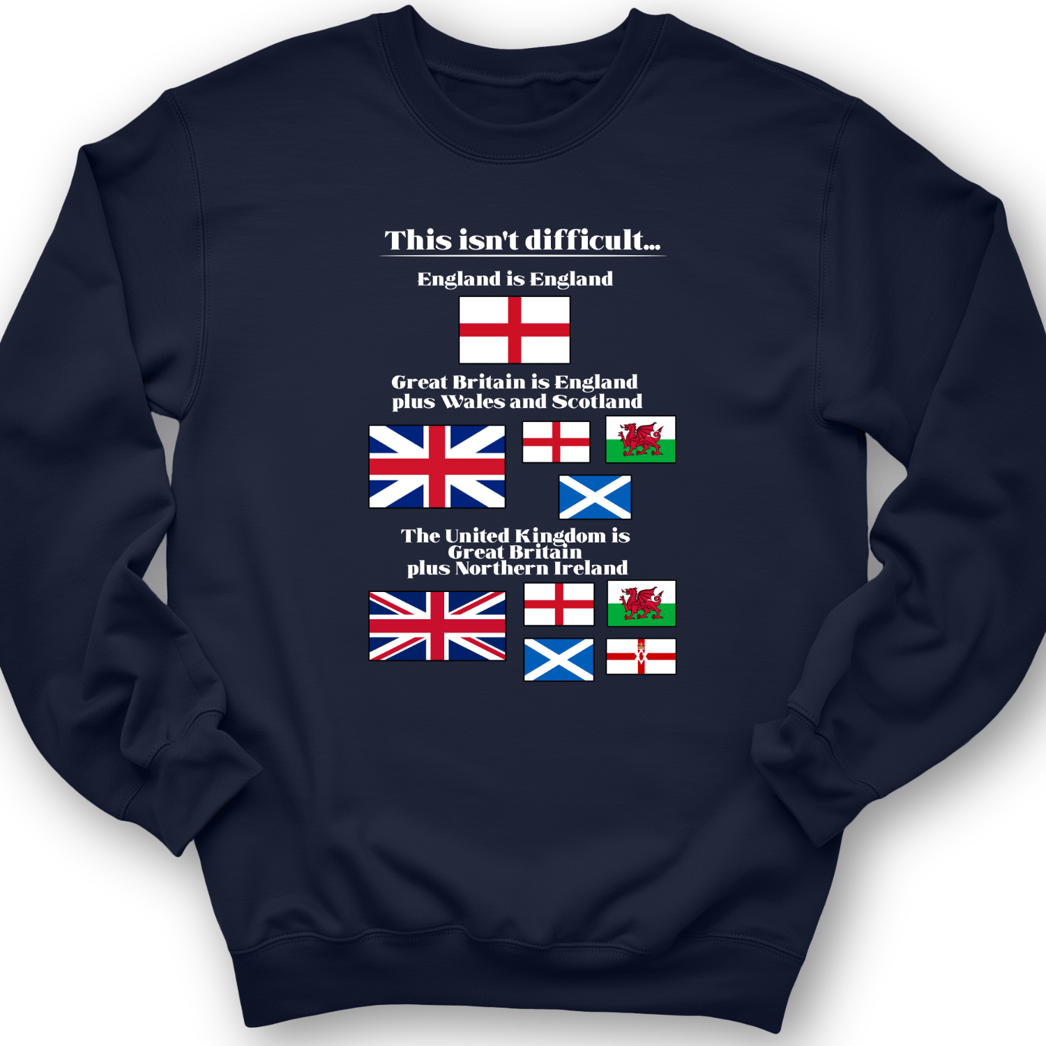 UK Make-up Crewneck