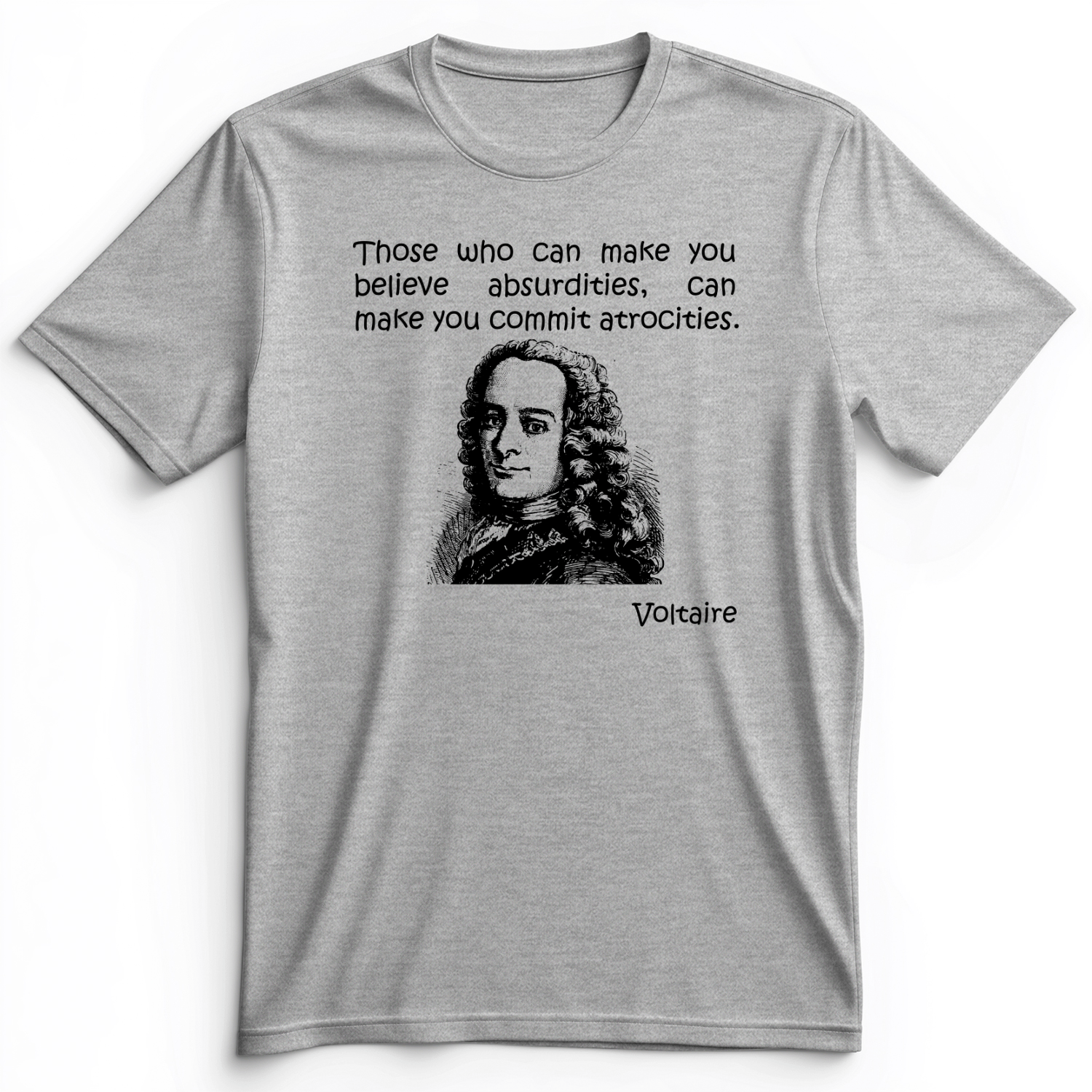 Voltaire Absurdities Premium Tee