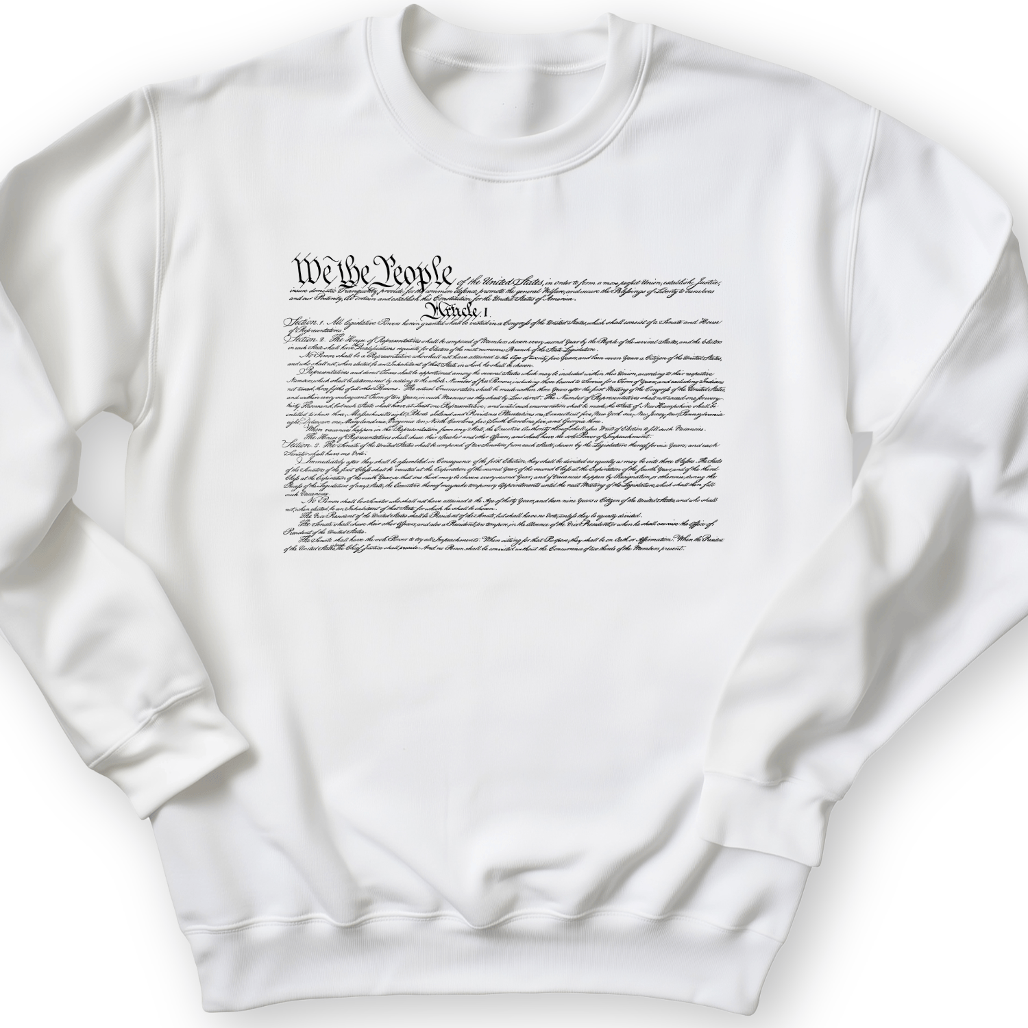 We The People Constitution Crewneck