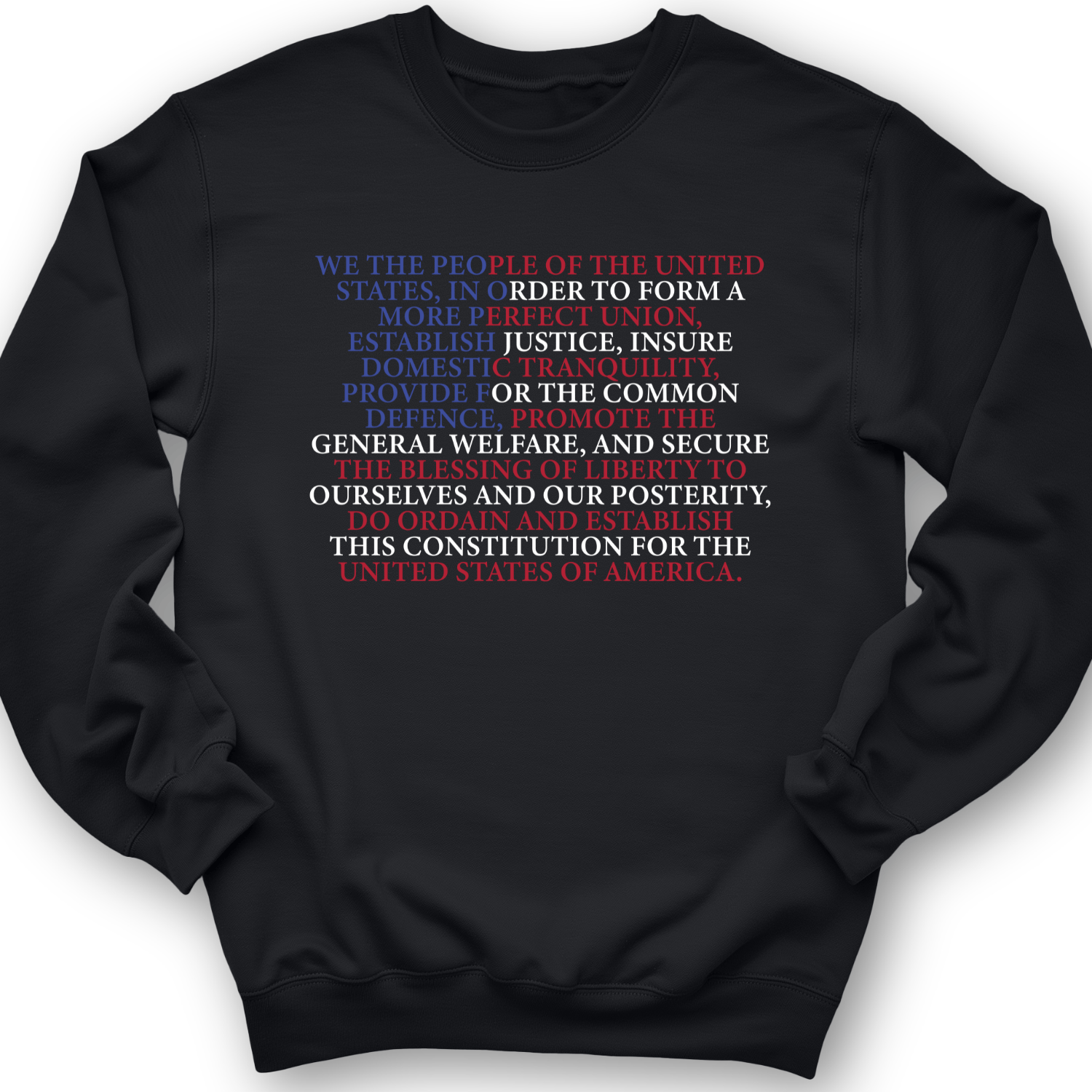 We The People Flag Crewneck