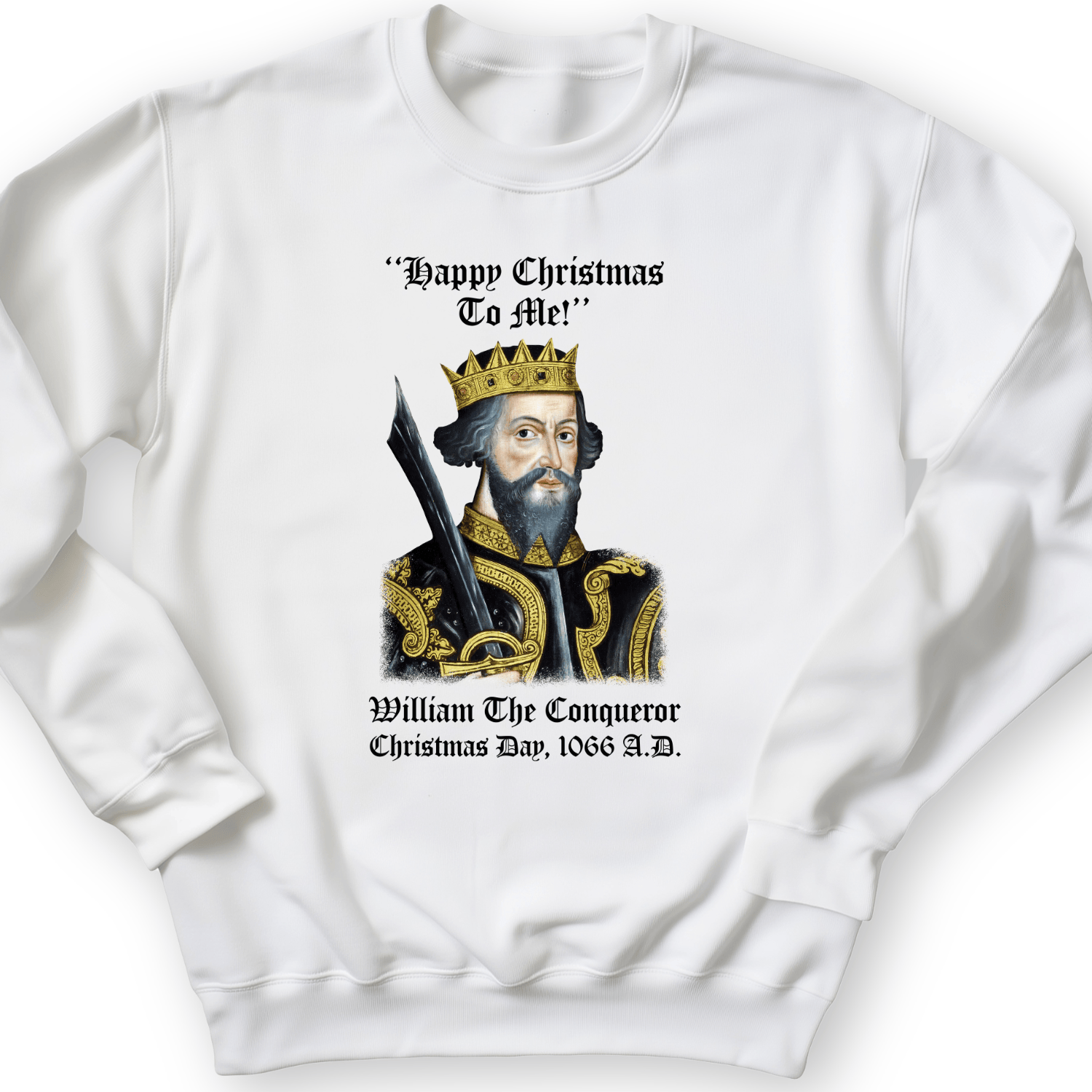 William the Conqueror Crowned Crewneck