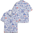 USA 250th Anniversary Hawaiian Shirt, Patriotic Aloha Wear Button Down