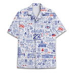 USA 250th Anniversary Hawaiian Shirt, Patriotic Aloha Wear Button Down