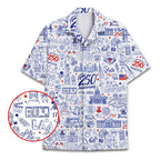 USA 250th Anniversary Hawaiian Shirt, Patriotic Aloha Wear Button Down