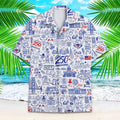 USA 250th Anniversary Hawaiian Shirt, Patriotic Aloha Wear Button Down
