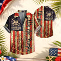 USA 250th Anniversary Hawaiian Shirt, 250 Years of Freedom Aloha Shirt, We The People America Summer Shirt, Fourth of July Gift