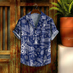 USA 250th Anniversary Hawaiian Shirt, 250 Years of Freedom Aloha Shirt, We The People America Summer Shirt, Fourth of July Gift