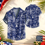 USA 250th Anniversary Hawaiian Shirt, 250 Years of Freedom Aloha Shirt, We The People America Summer Shirt, Fourth of July Gift