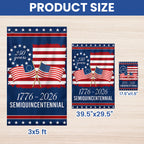 Flagwix American Flag - America 250th Anniversary Semiquincentennial Decorative Flag 3-Day Shipping