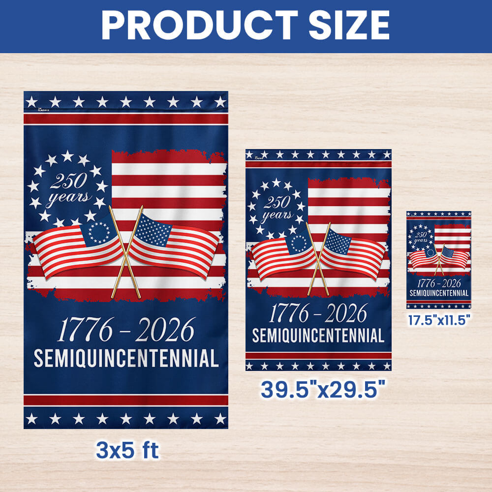 Flagwix American Flag - America 250th Anniversary Semiquincentennial Decorative Flag 3-Day Shipping