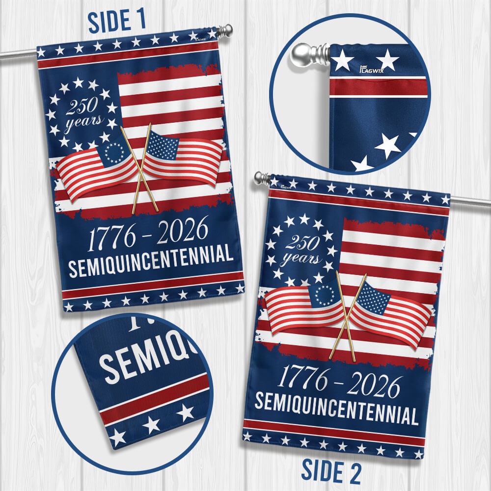 Flagwix American Flag - America 250th Anniversary Semiquincentennial Decorative Flag 3-Day Shipping