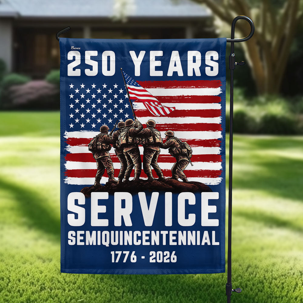 Flagwix American Flag - USA 250th Anniversary Semiquincentennial Patriotic Canvas Flag